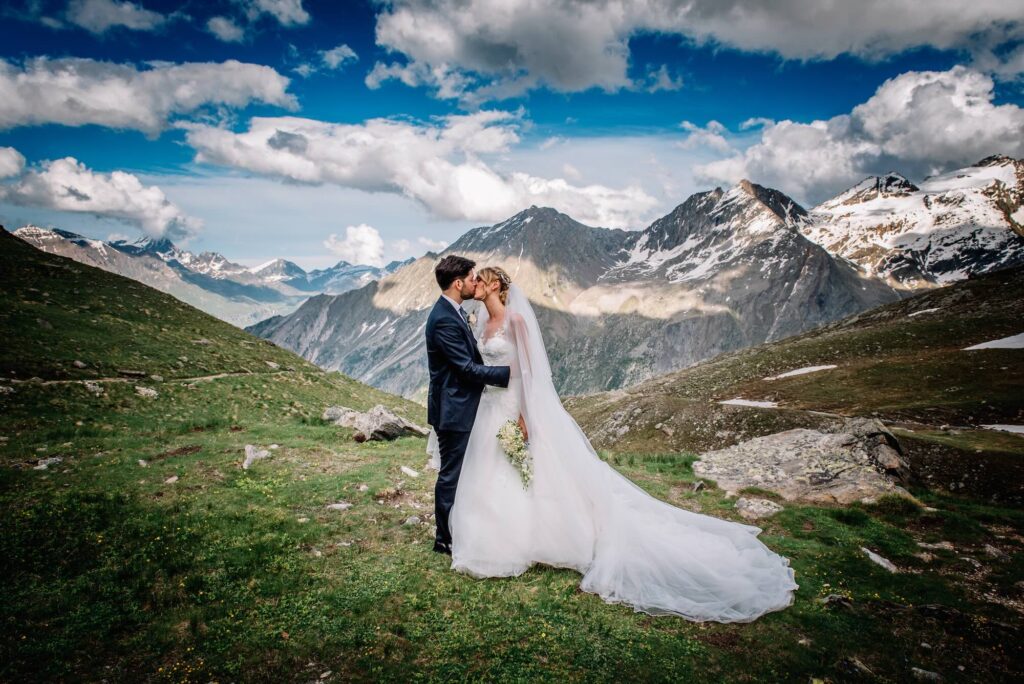 Mountain wedding in the Italian Alps